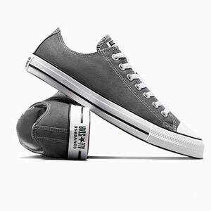 Converse Chuck Taylor All Star Canvas, Charcoal Gray, Women's 8